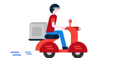 配達員映画