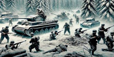 バルジの戦い映画