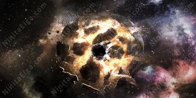 爆発する惑星映画